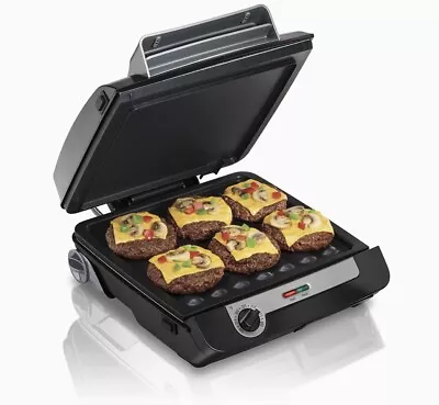 Hamilton Beach - 25601 - 4 In 1 Indoor Electric Nonstick Grill - Damaged Box • $59.99