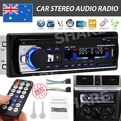 Car Radio Stereo 1Din Bluetooth FM Audio Head MP3/USB/SD/AUX In-Dash Unit Player • $21.95