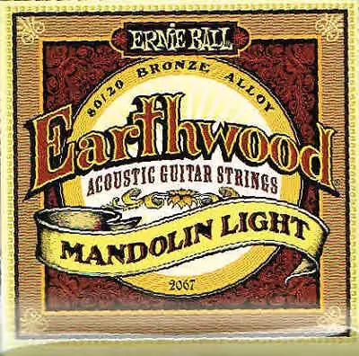  Ernie Ball Mandolin Light Strings 80/20 Bronze Alloy: 9 13 22 34 (2067) • $9.99