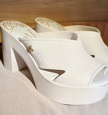 Vivienne Westwood Anglomania Melissa White Shoes 5.5 • £25