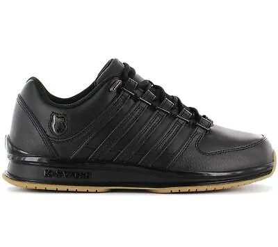 K-Swiss Rinzler Leather Men's Sneaker 01235-050 Casual Shoes Leather Black • $202.17