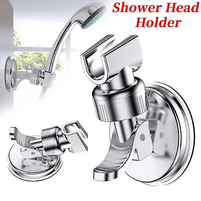 $8.38 • Buy Adjustable Shower Head Holder Suction Cup Handheld Wall Mount Bathroom Bracket
