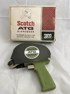 £52.18 • Buy Scotch 3M ATG Adhesive Transfer Double Side Tape Dispenser Model 272 Vintage NOS