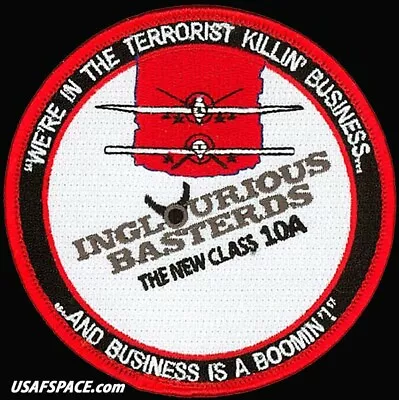 Usaf 26th Weapons Sq -mq-9 Reaper Class-inglourious Bastards- Original Vel Patch • $10.95