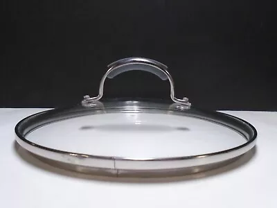 Clear Tempered Glass Replacement Lid With Steam Vent 9 3/8  Fitter EUC • $9.99