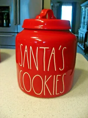 Rae Dunn Artisan Collection By Magenta Santa's Cookies Cookie Jar - Christmas • $25