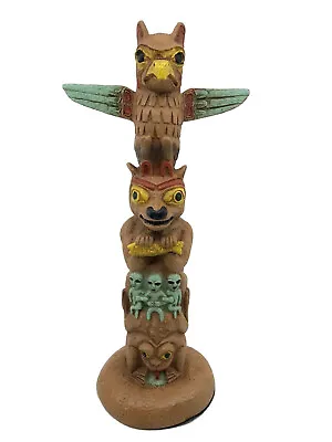 16  Vintage ALIEN Universal Statuary NATIVE AMERICAN Indian TOTEM POLE Sculpture • $55