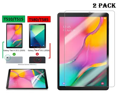 £2.89 • Buy 2 X Clear HD Screen Protector For Samsung Galaxy Tab A 10.1 (2019) SM-T510 /T515