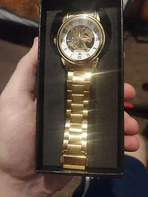 Gold/White Mechanical Watch For Men • $60