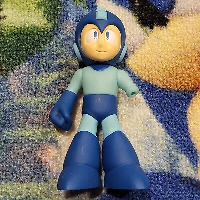 Mega Man Figure Toy Jazwares 2005 5  Retro Roto Capcom Used Missing Buster • $7