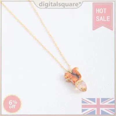 Bill Skinner Red Squirrel & Acorn Pendant Necklace • £26.99