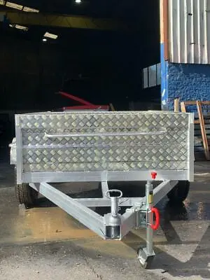 8x5 High Side Aluminum Box Trailer Free 1 Year Private Rego And Spare Wheel • $3300