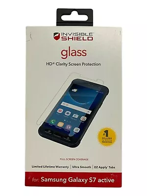Zagg InvisibleShield Glass HD Clarity Full Screen Protector For Galaxy S7 Active • $7.95