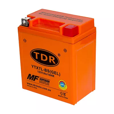 GEL 12V 7Ah Battery Kawasaki KFX450R KLX250 KL250 EX250 Ninja Super Sherpa YTX7L • $43.16