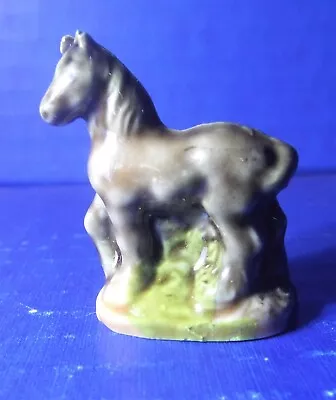 Vintage  Wade England Whimsies Collectible  Gray Ceramic Horse Miniature • $8