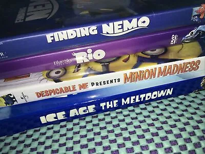 Finding Nemo Rio Ice Age The Meltdown Despicable Me Presents Minion Madness DVD • $6.30