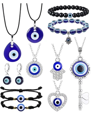 $18 • Buy [11 Pcs ]evil Eye Jelwery Set