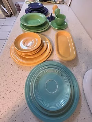 Fiesta Ware Vintage Dishes • $195