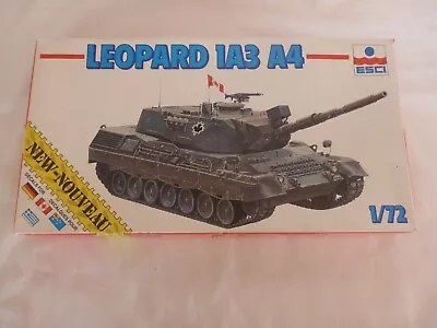 ESCI New Model Kit 8302 1/72 Scale LEOPARD 1A3 A4 War Tank • $14.20
