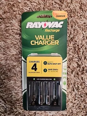 Rayovac Value Charger◇AA/AAA Battery Charging Station For Rechargeable Batteries • $6.99