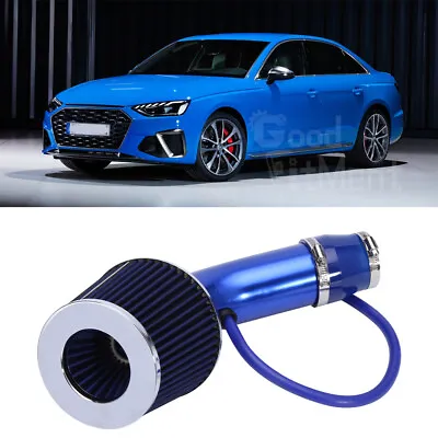 For Audi A3 A4 S3 S4 3  Cold Air Intake Filter Kit Pipe Power Flow Hose System • $59.71