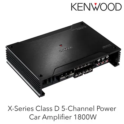 Kenwood X802-5 - X-Series Class D 5-Channel Power Car Amplifier 1800W • £251.95