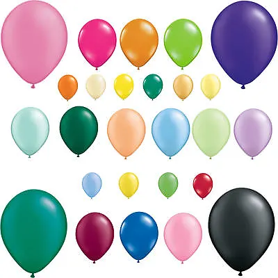 10  Pearl Latex Balloons All Colour Free Postage Special Price Baloon Helium/air • £2.38