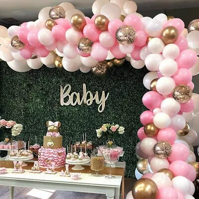 $7.89 • Buy Balloons+Balloon Arch Kit Set Garland Wedding Baby Shower Birthday Party DecorUS