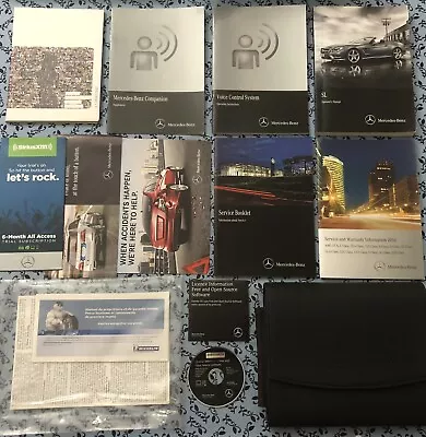 2016 Mercedes-benz Sl Class 400 550 63 65 Amg Roadster Owners Manual Oem Set A+ • $299.75