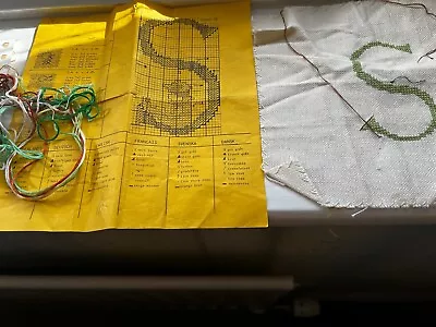 Lanarte Cross Stitch Kit Letter S  • £5
