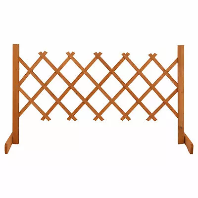 Garden Trellis Fence Orange 120x60  Solid Firwood P7J0 • $71.90