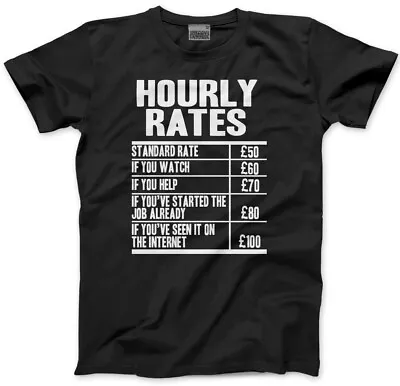 £13.99 • Buy Labour Rates  Mens Unisex T-Shirt Labour Builder Mechanic Plumber Electrician Fu