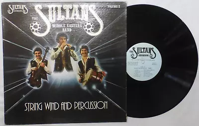 SULTANS MIDDLE EASTERN BAND: String Wind & Percussion Vol. 2 Vinyl Stereo LP EX • $13.99