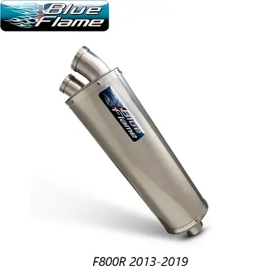 F800r Exhaust 2013-2019- Bmw- Blueflame Stainless Steel Twin Port • $318.19