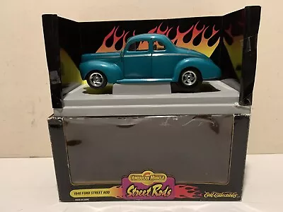 Boxed 1:18 Scale Diecast Model Car ERTL American Muscle 1940 Ford Street Rod • £44.99