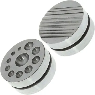 2-1/2  Round Dapping Block Square Half Round And V-Groove Shape Block • $19.50