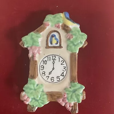 Vintage Ceramic Cuckcoo Clock Wall Pocket Made In Occupied Japan • $15.99