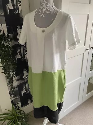 Eden Rock Italy Linen Dress Size M • £4