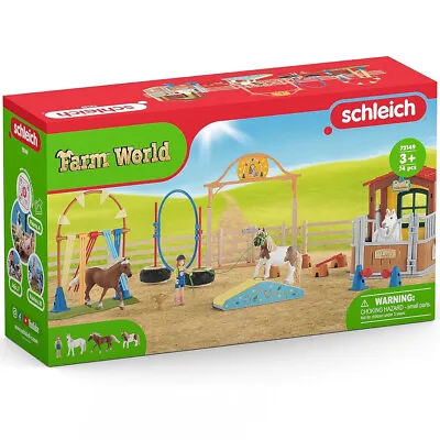 Schleich Farm World Agility At The Horse Stable Playset • £30.99