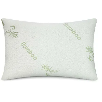 Bamboo Memory Foam Pillow Orthopaedic Head Neck Back Support • £8.99