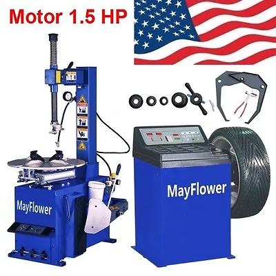 New 1.5 HP Tire Changer Wheel Changers Machine Balancer Rim Clamp Combo 560 680  • $1699