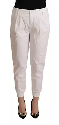 Met Chic White Tapered Cropped Pants • $212.95