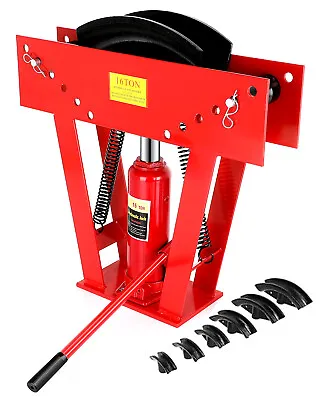16 Ton Pipe Bender Manual Hydraulic Piping Bending 1/2 In Tube Exhaust Tools • $239.99