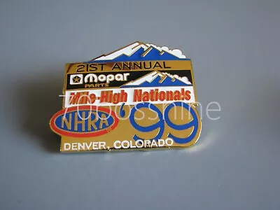 1999 Mopar Parts Mile High Nationals Denver Nhra Drag Racing Hat Lapel Pin • $12.50