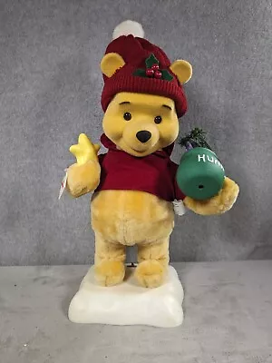 Vintage 90s Telco Winnie Pooh Motionette Animated Christmas Display - Broken • $34.98