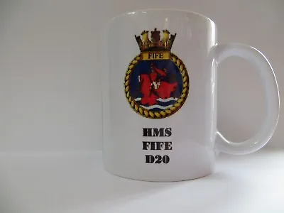 £6.75 • Buy NEW 11oz HMS FIFE D20 PERSONLISED CERAMIC COFFEE MUG