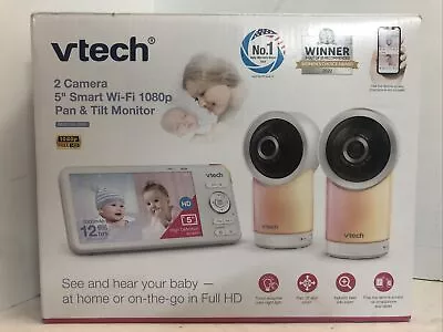 Vtech 2 Camera 5  Smart Wi-Fi 1080p Pan & Tilt Monitor - RM5766-2HD • $49.95