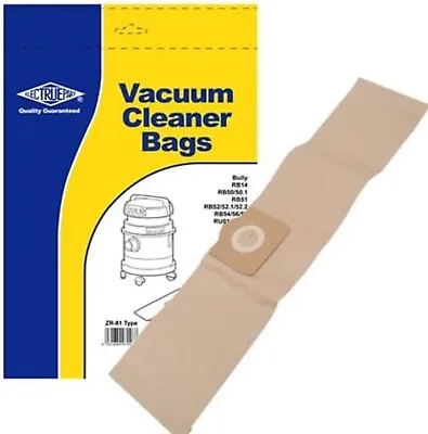 £8.75 • Buy Vacuum Cleaner Bag To Fit Rowenta ZR-81 Type By Electruepart 5Pck 84x18cm  BAG27
