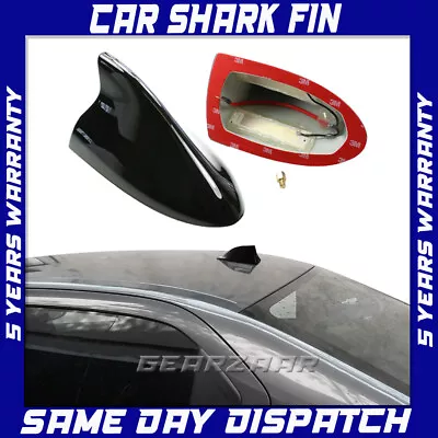 £9.95 • Buy Universal Car Aerial Antenna Shark Fin Roof Refit Radio AM/FM Signal Black AR