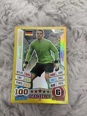 Match Attax Attack World Cup - Manuel Neuer - Hundred 100 Club MINT CONDITION • £4.50